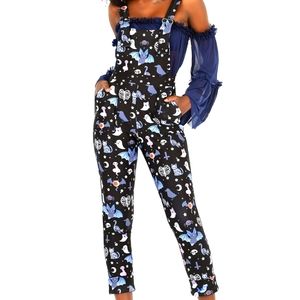 Blackmilk Hauntingly Cute Overalls XXS